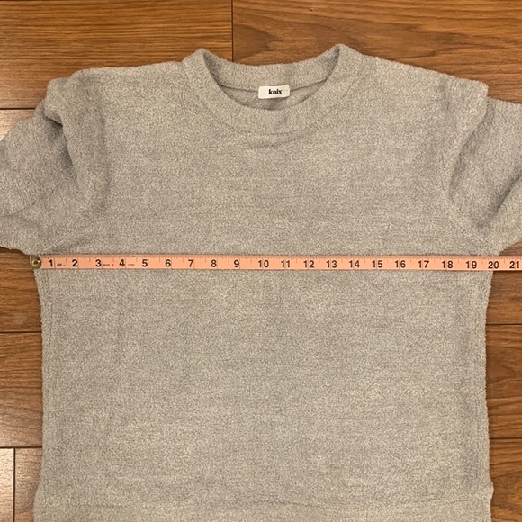 Knix Cozzzy Soft Crew Grey Sweater - Picture 9 of 13